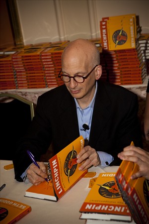 seth godin linchpin signing book